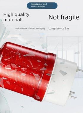 南一旋转警示灯Lte-1101J声光报警声24V220V警示灯Led红色