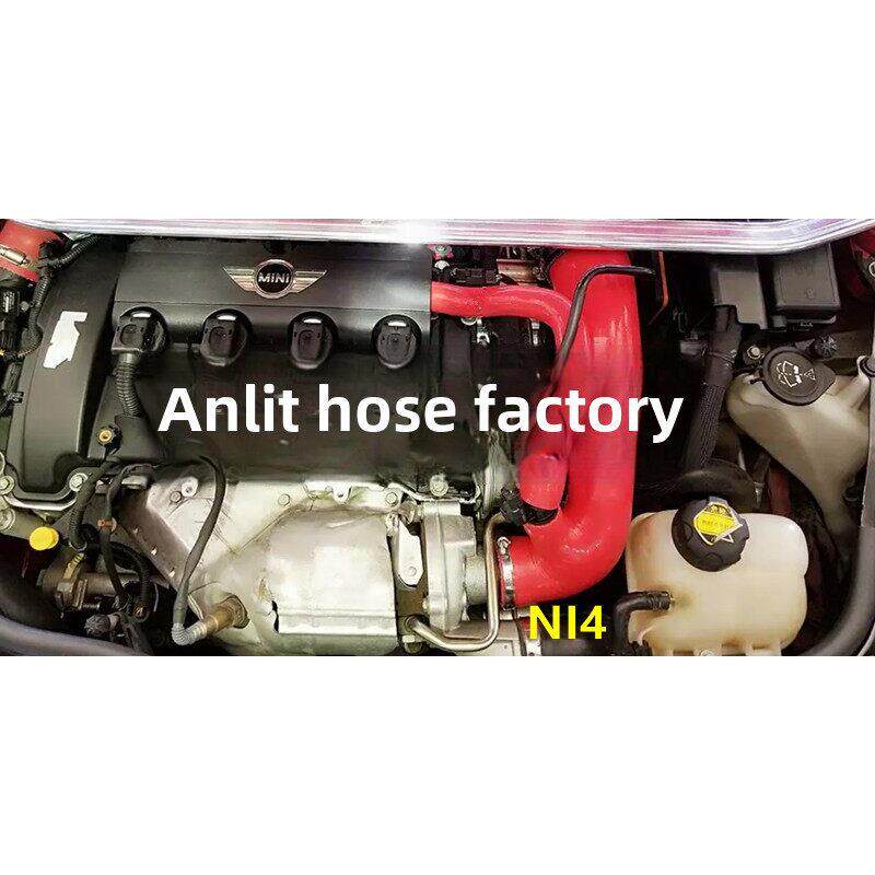 适用于Bmw Mini进气管Mini R55 R56 S R60 S改装硅胶管涡轮增压管