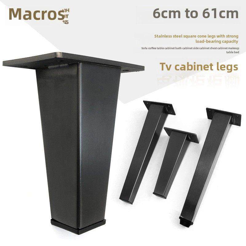 电视柜脚不锈钢边柜脚沙发脚斗柜床头柜腿黑钛拉丝茶几脚台支架脚,基础建材,家具脚垫,淘宝优惠券,粉丝福利购,淘宝优惠卷