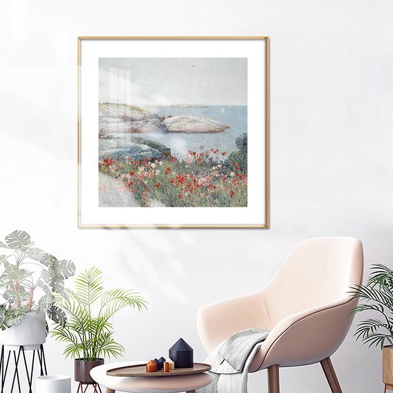 春夏与海小众装艺饰画小清新挂画卧室床头术民宿QB202011走廊墙面