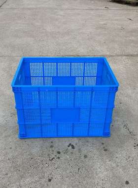 长蓝色塑料筐形大号加厚7方5周转筐南DNN京如5皋九江