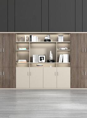 办公家具件柜木质高柜板ZG-64630办文公景室书柜简约现代资料柜背