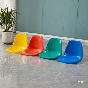 塑椅料面食堂餐GAI桌椅椅靠背面配凳面坐台椅子店铺商业展览椅件