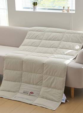 205新品新被款便携多功能鹅绒毯WZ100345白鹅绒毯2子抱保家居床品