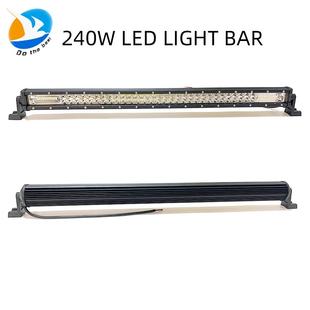 240W汽车2l2ed双排长条灯1v24v越野寸QSM车改装 灯货车灯6英工作灯