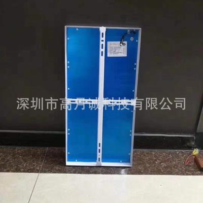 led平板灯100*GY20010室600120明W装吸2顶嵌入式办公方形灯节能超