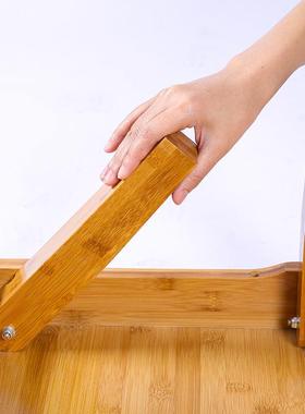 竹叠qw-88956炕桌吃饭桌实木小质正楠方形飘窗榻折榻米桌子长条桌