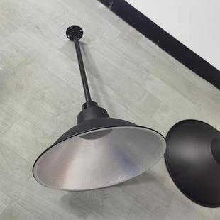 超工矿灯工业风饭喇叭罩子顶吊杆le亮d仓库厂房VNX车间超市吊店专