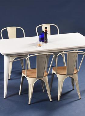 木0面长方形大桌子4餐厅家具小脚桌餐质桌10*8*JLI75餐馆饭桌实木