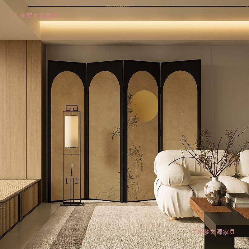 新中式屏风折可移动叠客厅玄关7-14室茶室卧床头折屏竹子月亮,农机/农具/农膜,其它农用工具,淘宝优惠券,粉丝福利购,淘宝优惠卷
