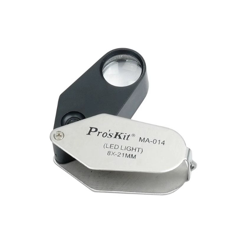 手持式放大镜便携式清晰放大镜MA-014 8X LED灯