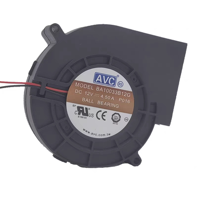 全新AVC BA10033B12G 12V 4.5A 9733 高速涡轮离心烧烤鼓风机风扇