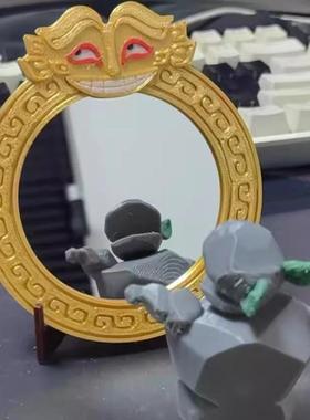 现货3D打印石矶娘娘磁吸冰箱贴