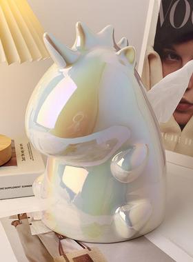 贝汉美独角兽纸巾盒软装家居客厅