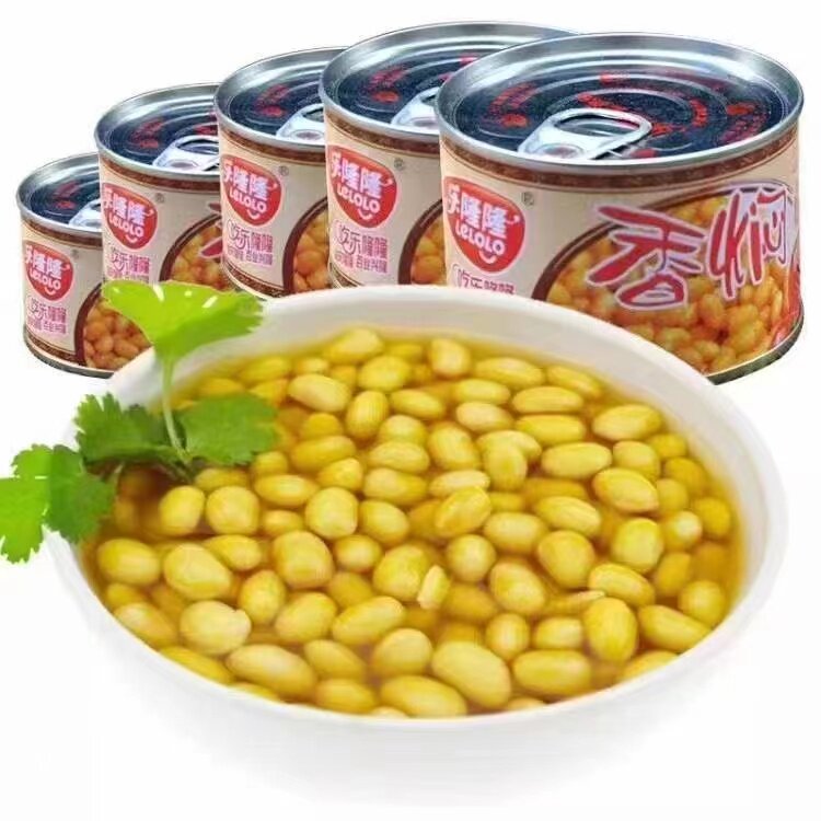 乐隆隆香焖茄汁黄豆罐头即食下饭菜番茄豆子焖猪脚鸡爪凉拌商用菜