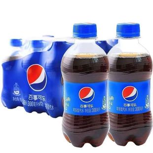 百事可乐七喜美年达300ml/瓶整箱碳酸饮料有糖无糖可乐夏季饮料