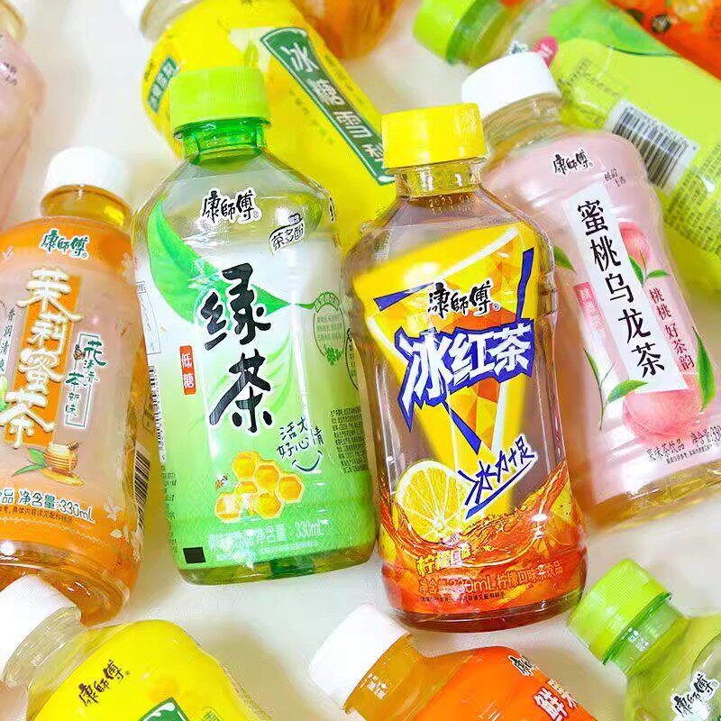 康师傅酸梅汤冰红茶6瓶迷你瓶茉莉蜜茶饮料混合口味夏日饮品正品