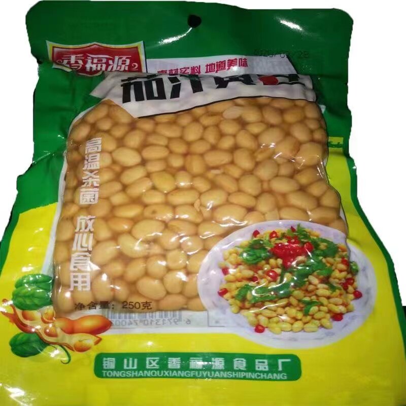 茄汁黄豆徐州香福源香焖黄豆商用袋装酱香老蚕豆即食下饭菜下酒菜