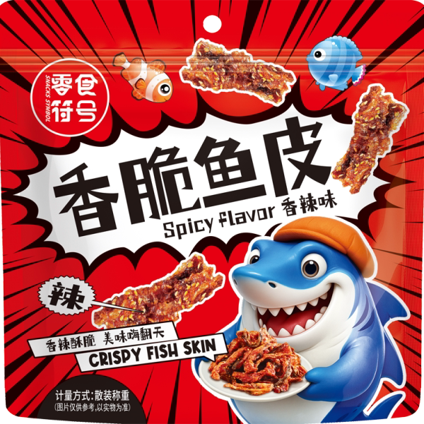即食蜜汁香辣鳕鱼皮干麻辣办公室追剧网红孕妇休闲零食品小吃袋装
