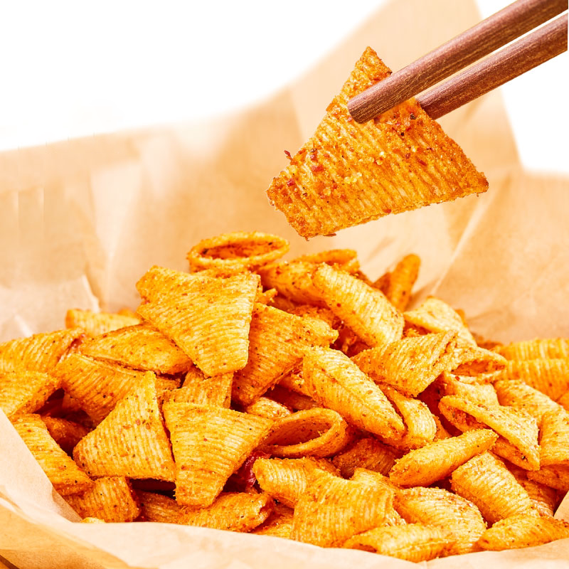 辣子脆角鲜香酥脆香辣劲爆8090后儿时童年怀旧休闲解馋网红小零食