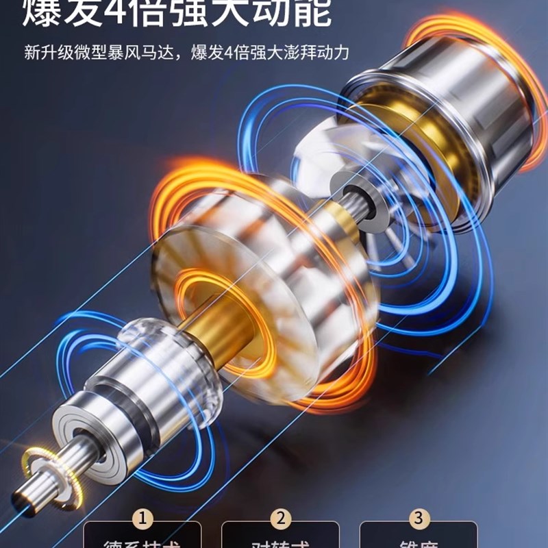 车载吸尘器车用家用无线充电汽车大吸力手持小型迷你吸尘机696