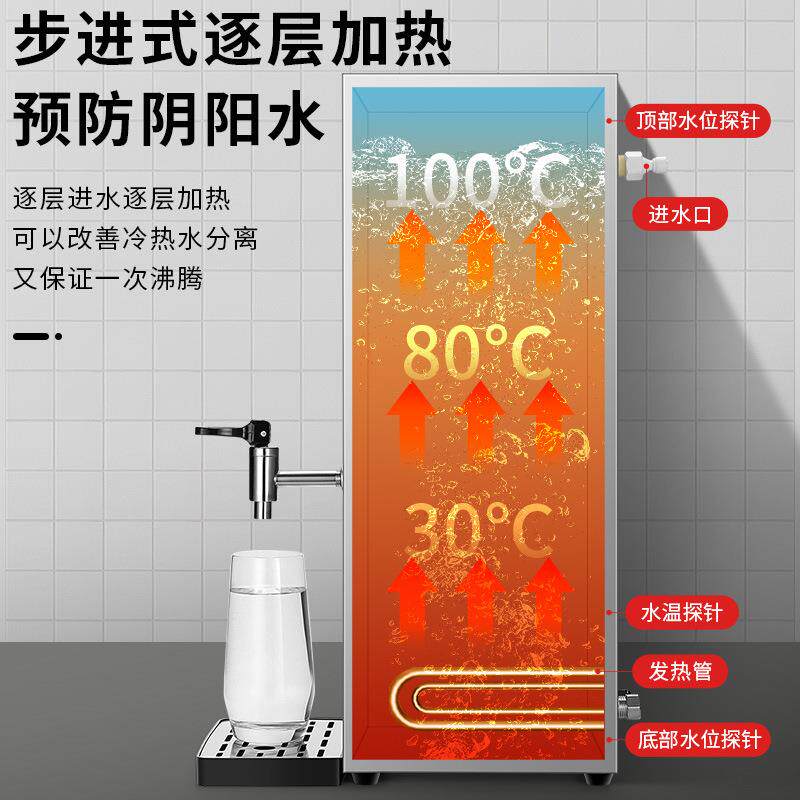 商用步进式开水器全自动食品级台机电热水器奶茶专用饭店饮水机