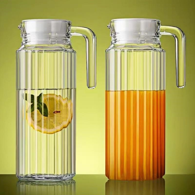 冷水壶玻璃凉水壶家用泡茶壶耐高温加厚扎壶大容量饭店专用凉水杯