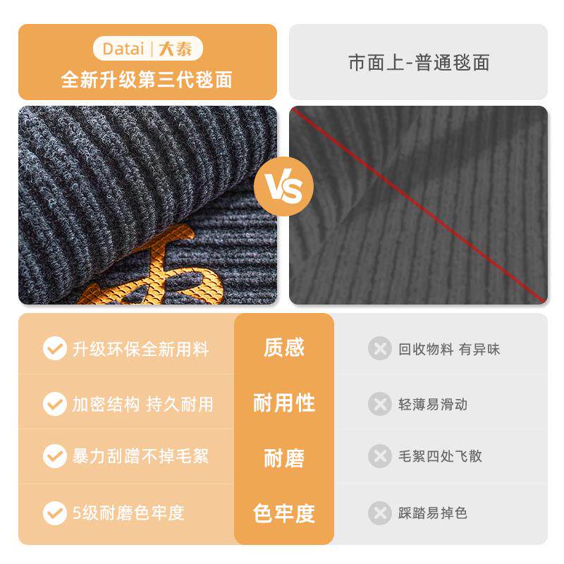 福到我家地垫门口出入平安垫子防滑进门入户门垫轻奢简约现代地毯
