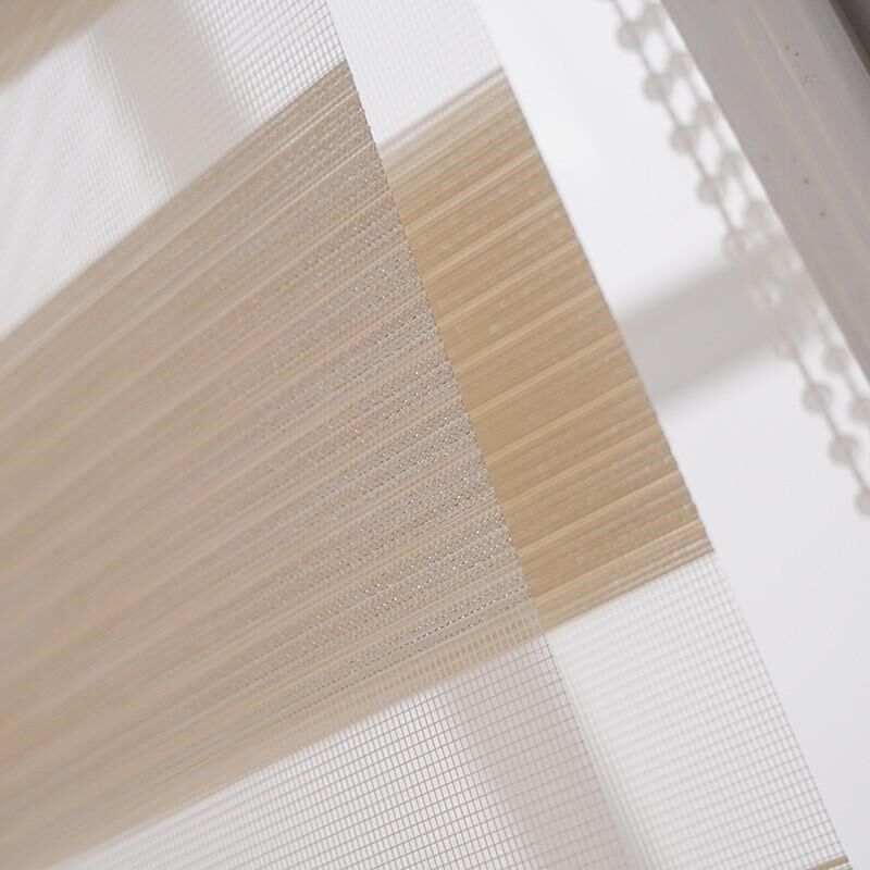 热销现货金丝麻柔纱帘办公室浴室遮光卷帘客厅百叶窗帘成品