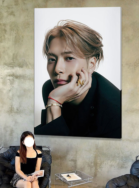 王嘉尔装饰画Jackson Wang香港歌手周边无框画客厅卧室装饰墙挂画