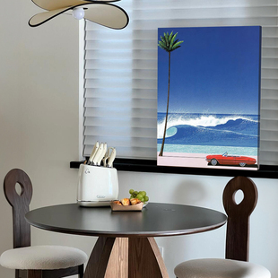 永井博插画装饰画城市建筑风景挂画小清新Hiroshi Nagai客厅壁画