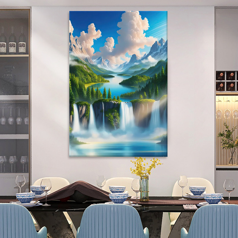 入门见山玄关装饰画办公室风景艺现代装饰画