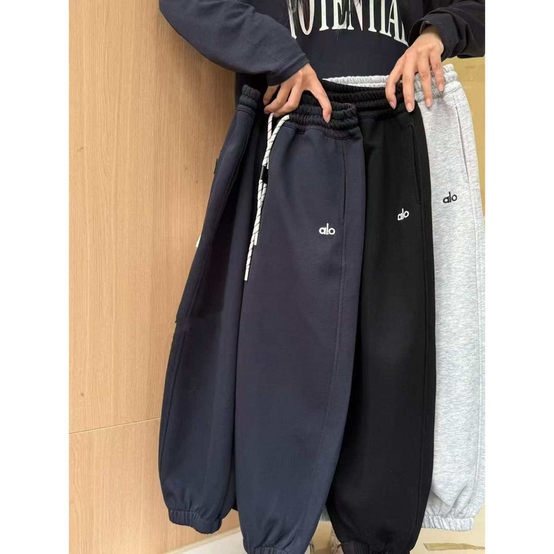 现货波拉韩国童装男女童中大童初中生秋装亲子收口休闲裤运动裤子
