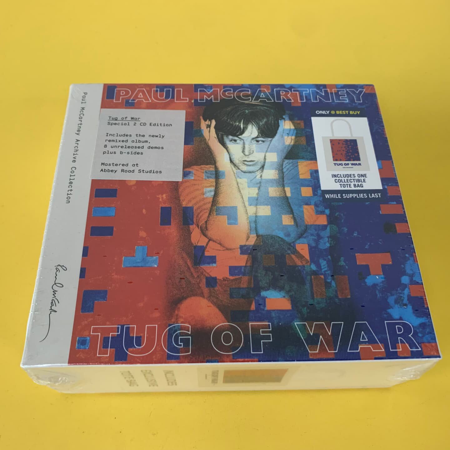 Американская версия нераспечатанного альбома Пола Маккартни Paul McCartney Tug of War 2CD Изображение 1