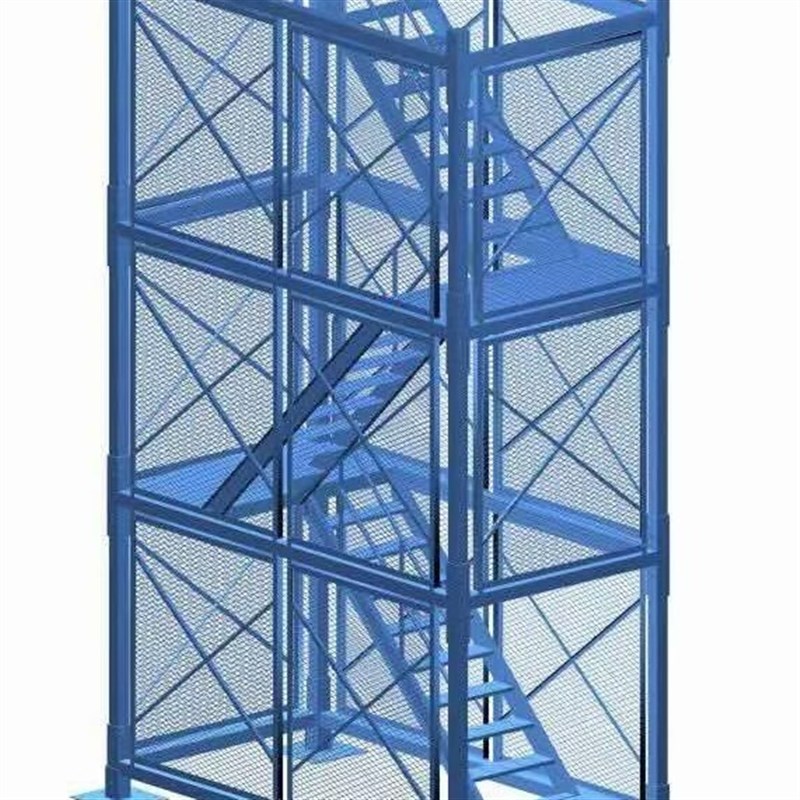 组合式 框架安全爬梯 梯笼  桥梁建筑安全爬梯  荐工地施工梯笼