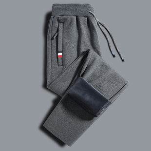 秋冬季 卫裤 运动裤 中老年直筒老人棉裤 宽松保暖休闲裤 纯棉加绒男裤