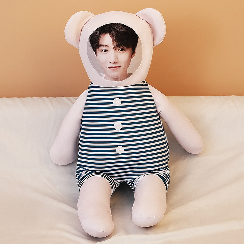 人形玩偶定制真人公仔人脸照片来图定做睡觉抱diy头像抱枕送男友