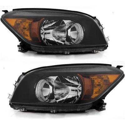 适用于2006-2009年 Toyota丰田 RAV4 Halogen Black Housing 大灯