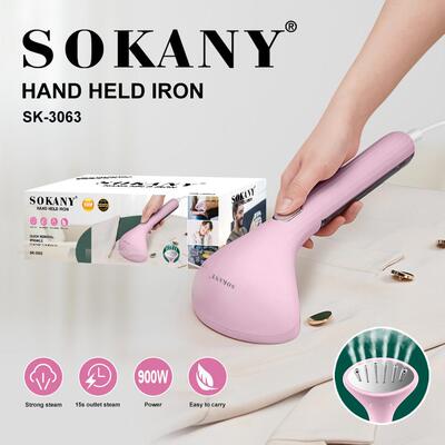 外贸SOKANY3063熨刷手持蒸汽刷家用挂烫机衣物熨刷HAND HELD IRON