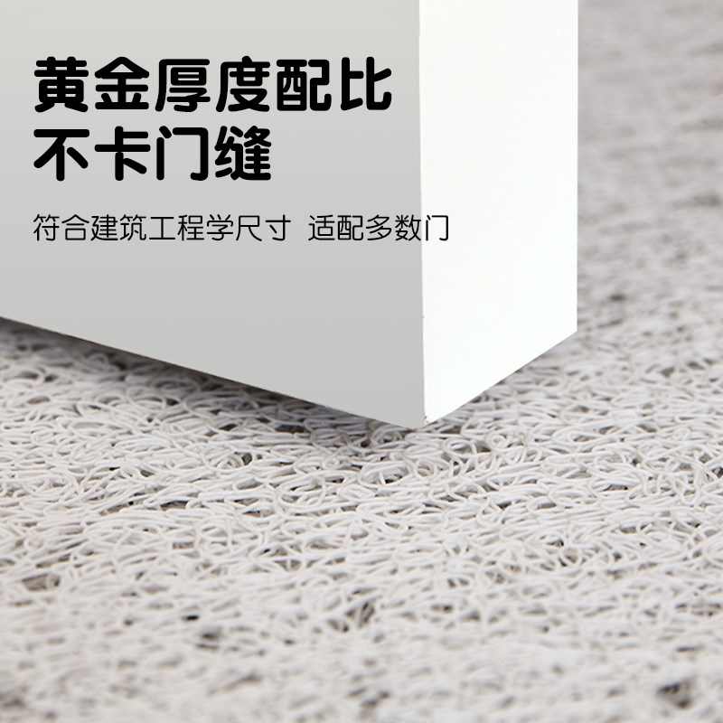 入户门地垫丝圈2024新款进门脚垫门口可裁剪红色入门地毯门垫家用