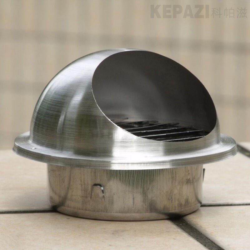 不锈钢出风口/外墙风罩/排风口/排气扇风帽室外防雨帽挡风罩防风|