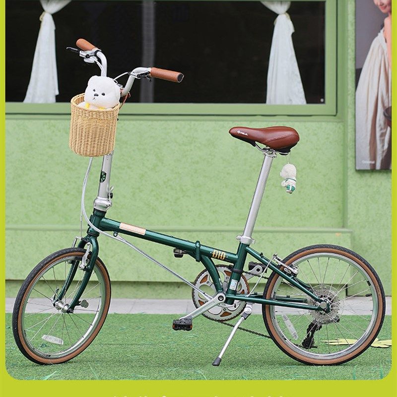 自行车车筐编织车篓适用于大行折叠单车前置藤编篮子防水框可拆卸