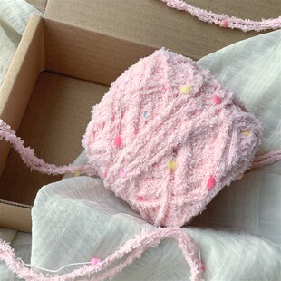 暮色手混线绒绒线#5-6mm钩针棒针适用编织毛线手工线材钩织礼物