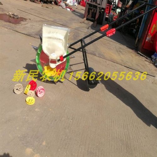 人力手推鸭嘴播种机单行花生玉米大豆棉花播种器多功能点播器