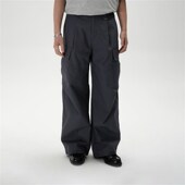 AWT25春夏 男女 长裤 纯棉暗格纹材质 简约宽松多口袋直筒W工装