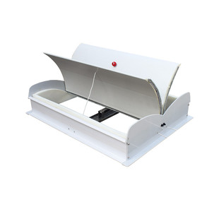 养殖场通风换气窗猪场大棚屋顶双开窗户排氨气猪舍吸顶蝶式通风窗