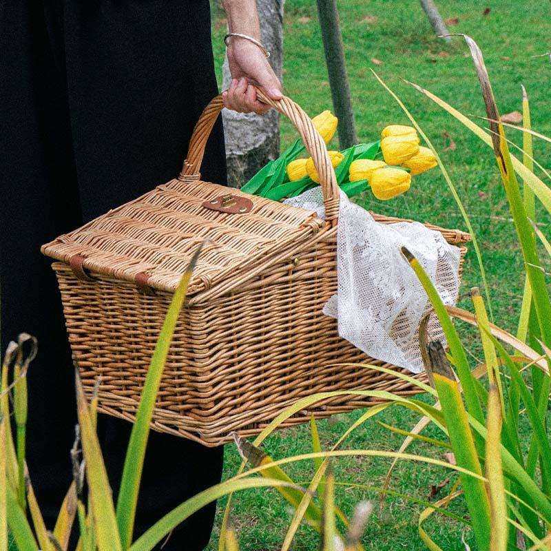 开小房子野餐篮野餐柳园编子手双提田风带餐具户外露营野无品牌/,电子/电工,接线端子,淘宝优惠券,粉丝福利购,淘宝优惠卷