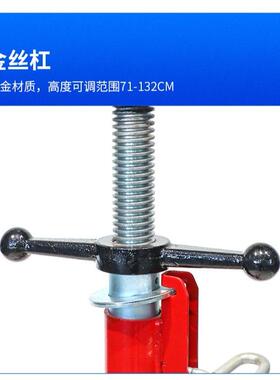 V型式滚轮支架管子龙门虎钳托架111107D07带架道脚轮可调管龙门钳