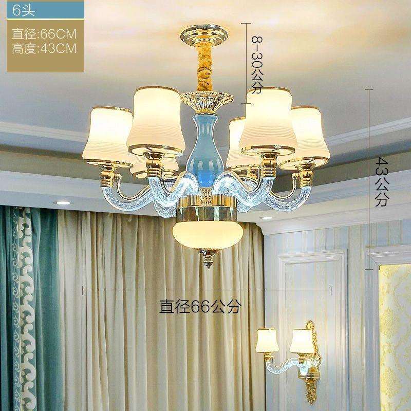 欧气水晶吊灯客式厅吊厅豪灯新款高档大大厅灯481华餐厅卧室家用