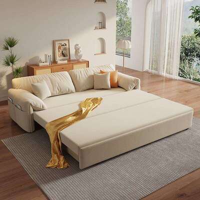 式DL6268沙发多功意床能可折叠伸缩两用2025年新款户型小客厅单双